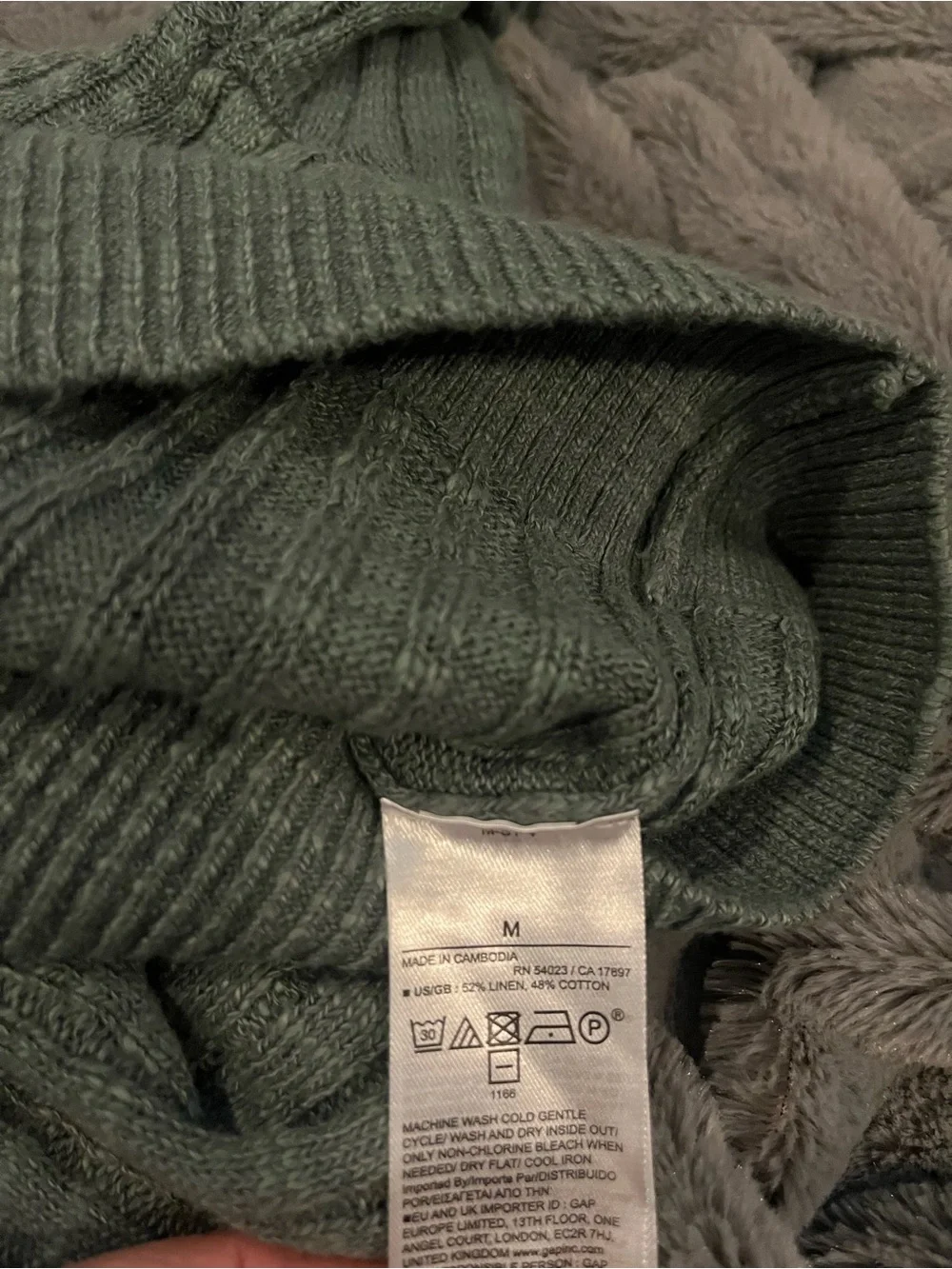 Banana Republic linen cotton slub sweater